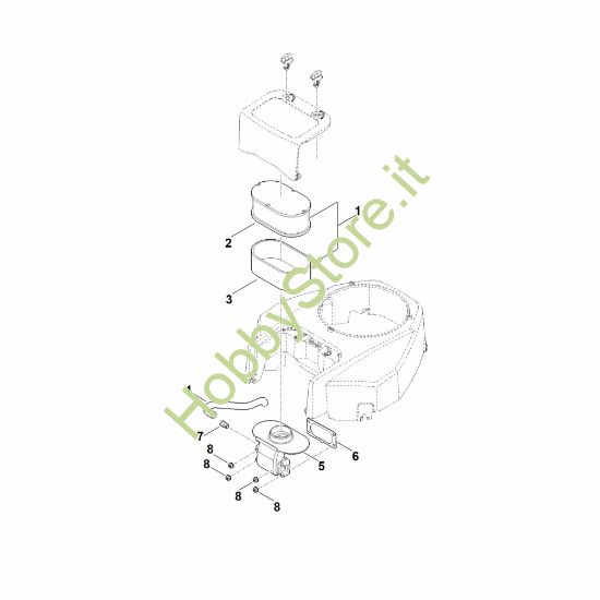 Picture of B - Filtro aria EVC 7000.0 (EVC7000-0001)